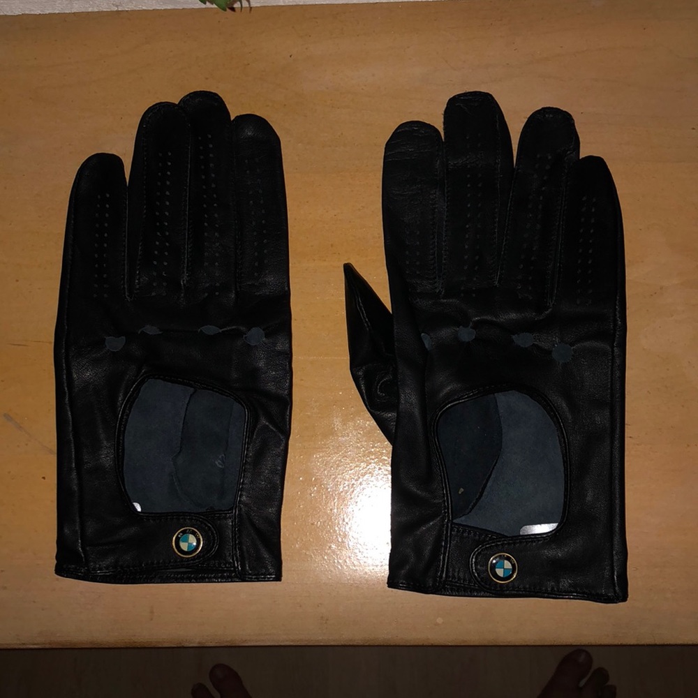 Genuine Leather BMW driving gloves